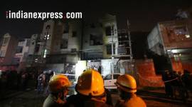 bawana factory fire, delhi factory, fire, delhi fire dept, plastic unit fire, dsiidc, bawana chamber of commerce, bawana industrial area, delhi factory norms, indian express
