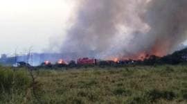 Bellandur fire in Bengaluru