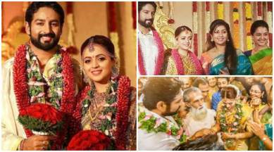 Bhavana weds Naveen photos videos wedding reception