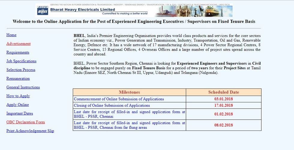 bhel, careers.bhel.in, bhel jobs
