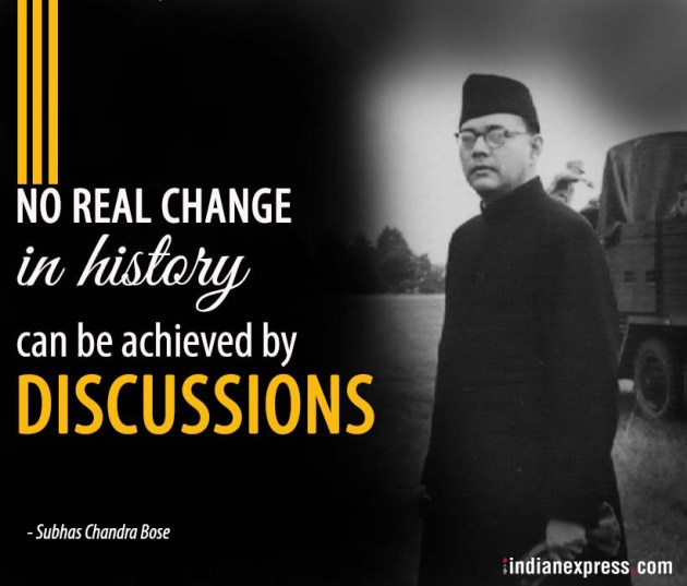 Netaji Subhash Chandra Bose, Netaji Subhas Chandra, Subhash Chandra Bose Birthday, Subhas Chandra Bose birthday, netaji quotes, Subhash Chandra Bose Jayanti Subhas Chandra Bose Images Subhash Chandra Bose Speech, indian express, indian express news