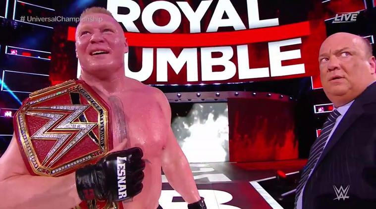 when is wwe royal rumble 2018