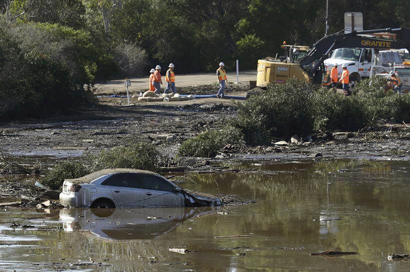 california mudslide, california rains, california photos, mudslide images, Montecito pics, santa barbara county images, us mudslide disaster, united states, climate change, america natural disaster pictures, indian express