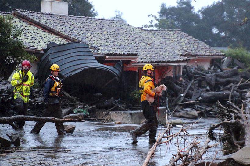 california mudslide, california rains, california photos, mudslide images, Montecito pics, santa barbara county images, us mudslide disaster, united states, climate change, america natural disaster pictures, indian express