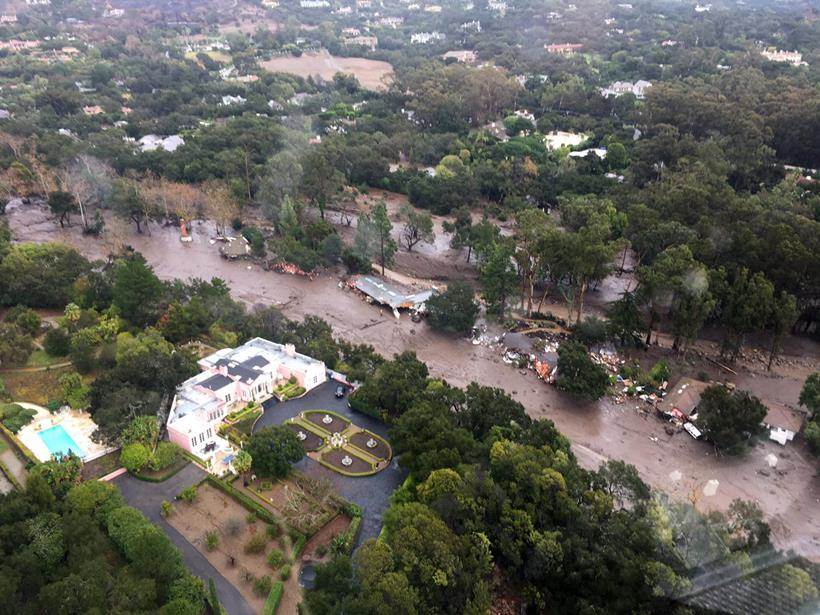 california mudslide, california rains, california photos, mudslide images, Montecito pics, santa barbara county images, us mudslide disaster, united states, climate change, america natural disaster pictures, indian express