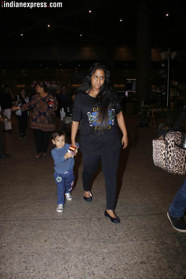 salman khan arpita khan airport spotted