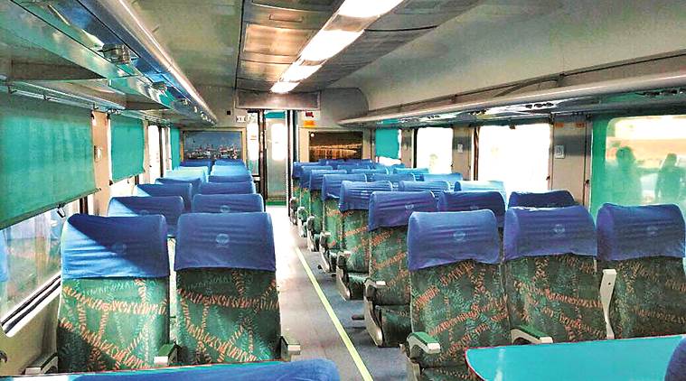 shatabdi express interior