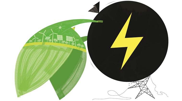 renewable energy, power generation, discons, wind power, solar power, pm narendra modi, energy market, indian express