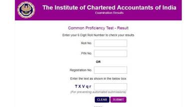 cpt results, ca final results, icai results