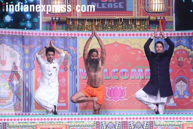 Dance India Dance Season 6 - Ramdev Baba with Grandmaster Mithun Da