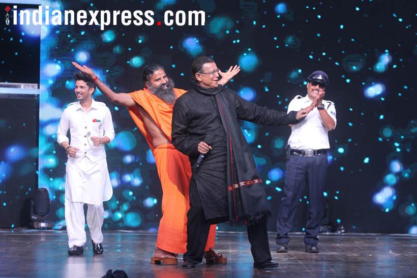 Dance India Dance Season 6 - Ramdev Baba with Grandmaster Mithun Da