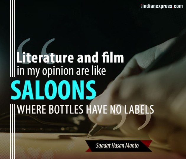 Saadat Hasan Manto, manto works, manto death anniversary, manto quotes, manto and partition, indian express, indian express news