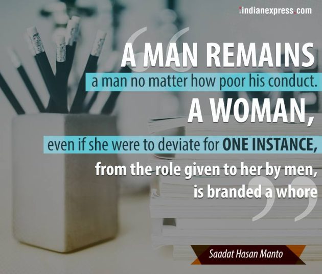 Saadat Hasan Manto, manto works, manto death anniversary, manto quotes, manto and partition, indian express, indian express news