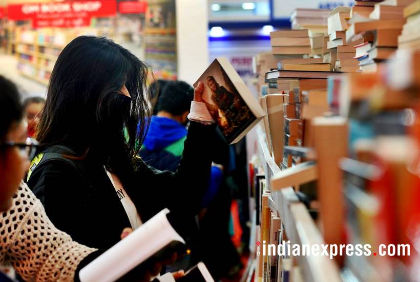 book fair, delhi book fair photos, world book fair 2018, pragati maidan, delhi book fair images, pragati maidan book fair pics, indian express