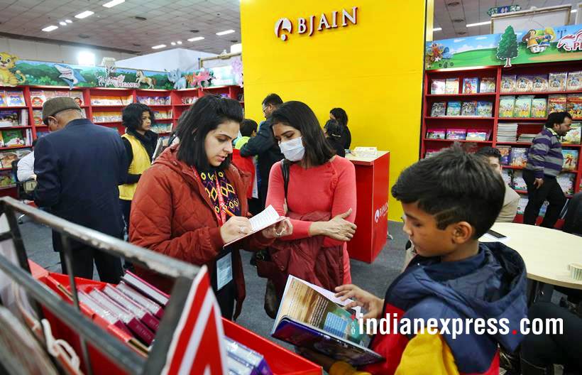 book fair, delhi book fair photos, world book fair 2018, pragati maidan, delhi book fair images, pragati maidan book fair pics, indian express