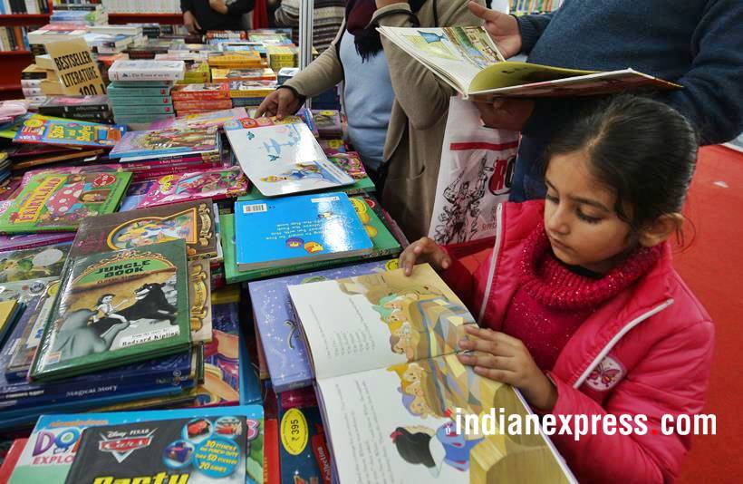 book fair, delhi book fair photos, world book fair 2018, pragati maidan, delhi book fair images, pragati maidan book fair pics, indian express