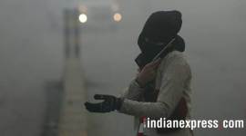 delhi weather, fog, smog, weather prediction, new delhi temp today, indian express