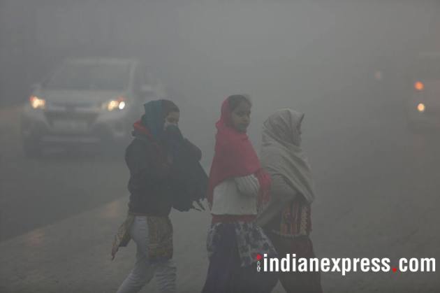 Delhi fog