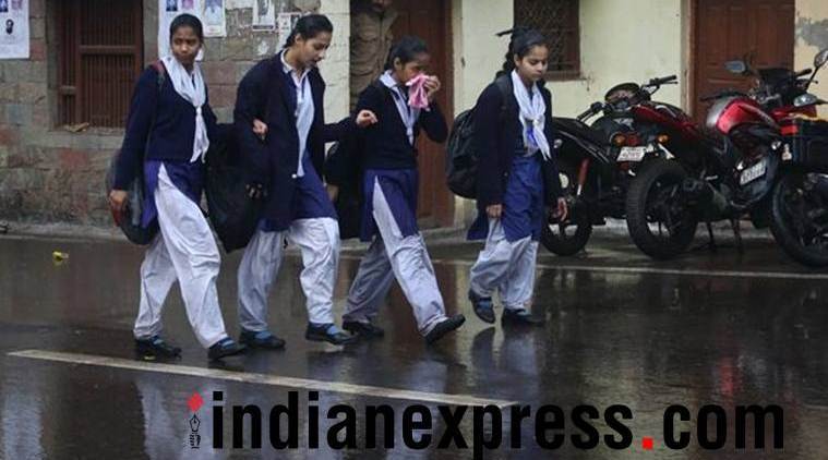 Delhi rainfall, Delhi light rainfall, Shimla snowfall, snowfall in Shimla, Shimla rainfall, India News, Indian Express, Indian Express News