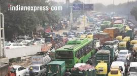 lajpat nagar flyover, repair work, pwd, traffic jam, construction, maharani bagh traffic jam, indian express