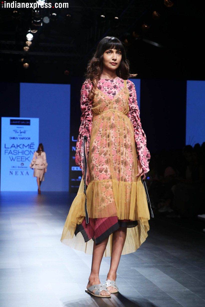 Lakme fashion week, lakme fashion week latest, lakme fashion week photos, lakme fashion week day 1, lakme fashion week gen next, lakme fashion week gen next INIFD, LFW gen next fashion INIFD, Indian Express, Indian Express News