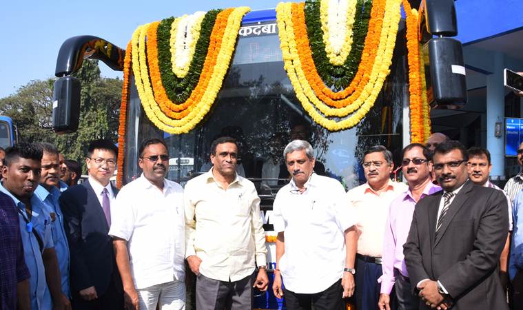 Goa govt flags off electric bus