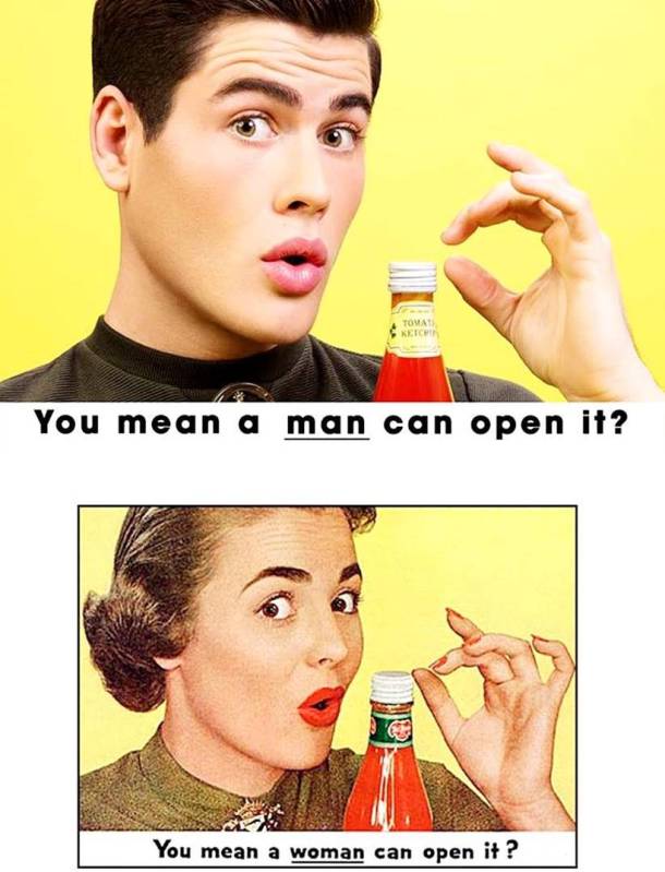 Photos This Artists Gender Twist To Old Ads Gives Men A Taste Of Their Own Sexist Poison The 5152