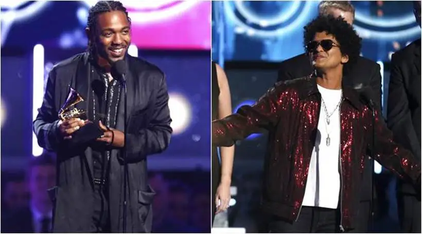 Bruno Mars, Kendrick Lamar Win Big At Grammy Awards 2018 ...