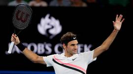 Roger Federer after the win against Tomas Berdych