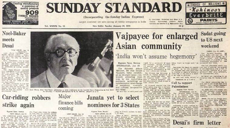 Atal Behari Vajpayee, Israel, Palestinians, Asian community, B P Koirala, Nepal, Indian Express