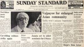 Atal Behari Vajpayee, Israel, Palestinians, Asian community, B P Koirala, Nepal, Indian Express