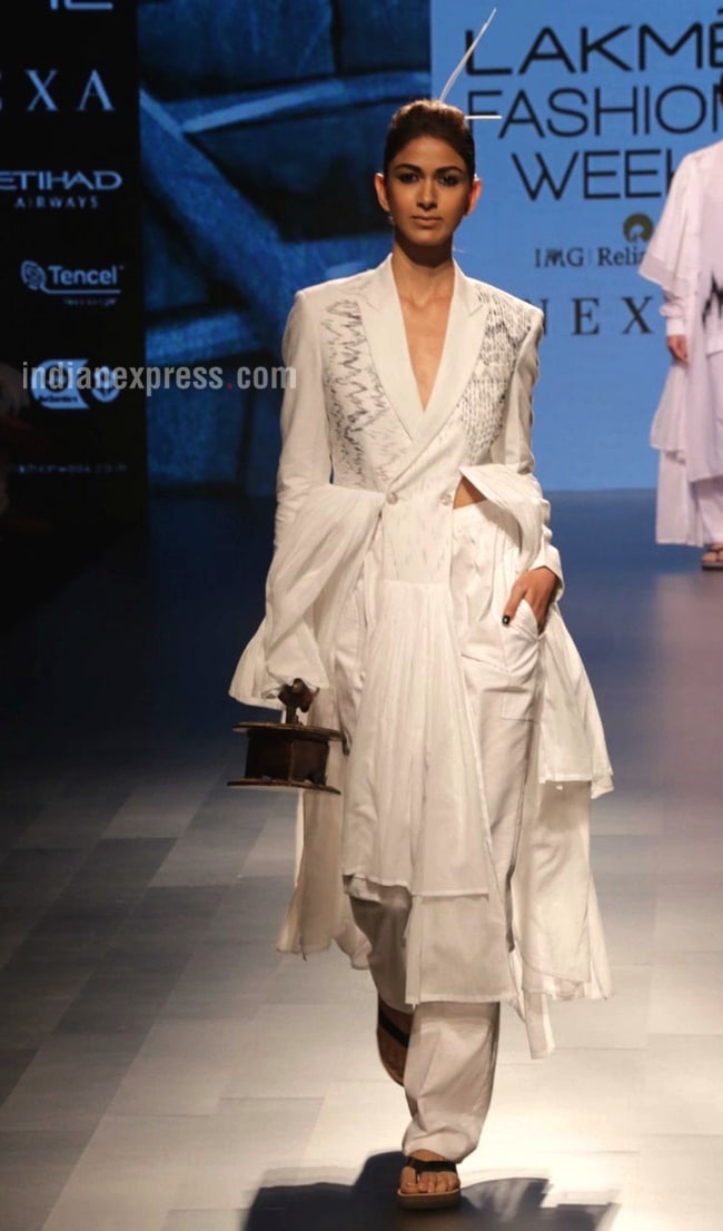 Lakme fashion week, lakme fashion week latest, lakme fashion week photos, lakme fashion week day 1, lakme fashion week gen next, lakme fashion week gen next INIFD, LFW gen next fashion INIFD, Indian Express, Indian Express News