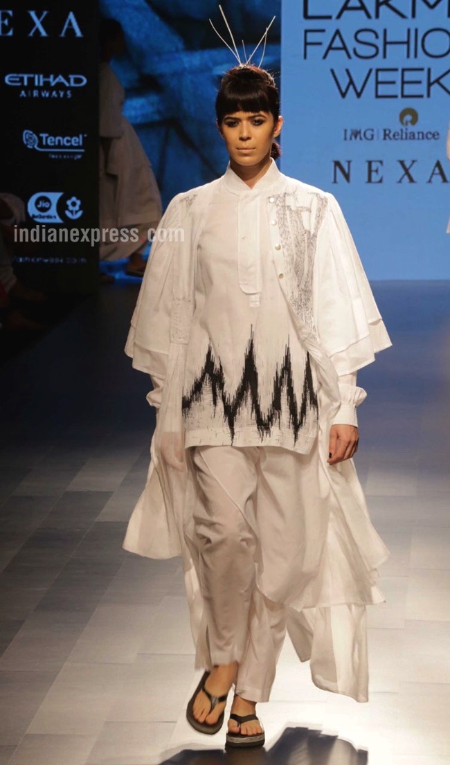 Lakme fashion week, lakme fashion week latest, lakme fashion week photos, lakme fashion week day 1, lakme fashion week gen next, lakme fashion week gen next INIFD, LFW gen next fashion INIFD, Indian Express, Indian Express News