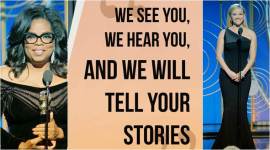 golden globes 2018, golden globes 2018 quotes, golden globes oprah speech, golden globes reese witherspoon speech, inspirational quotes, motivational quotes, indian express, indian express news