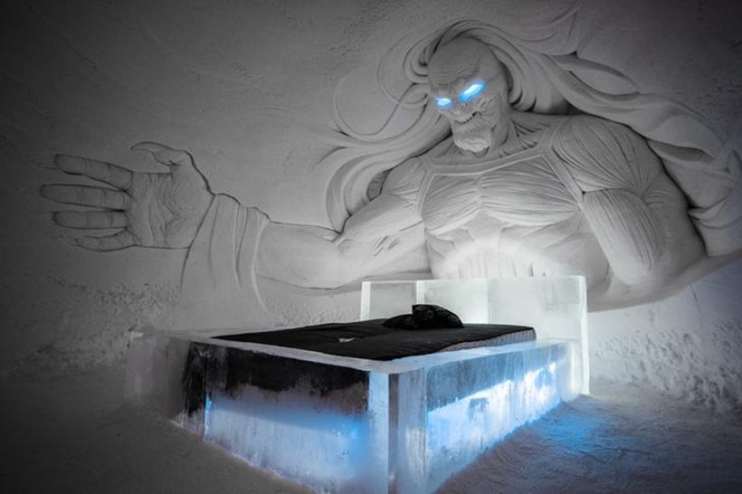 game of thrones, game of thrones hotel, got season 8, got season 8 hotel, snow village, finland snow village, got inspired hotel, got news, travel news, indian express