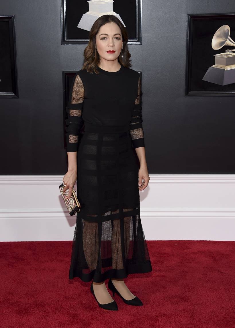 60th annual Grammy awards, 60th annual Grammy awards fashion, 60th annual Grammy awards best dressed, 60th annual Grammy awards worst dressed, Miley Cyrus, Miley Cyrus fashion, Lady Gaga, Lady Gaga fashion, Lana Del Rey, Maren Morris , Joy Villa, indian express, indian express news