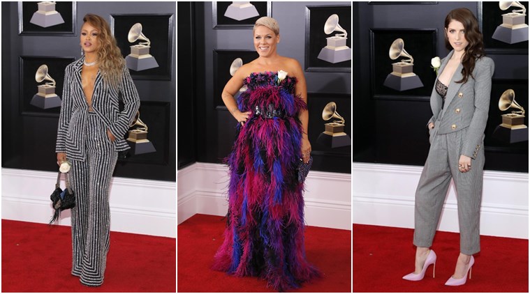 Grammy Awards 2018: White Roses, Feminist Poem And Anti-abortion Dress 