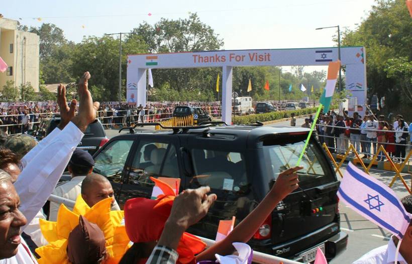 benjamin netanyahu, gujarat, gujarat photos, modi netanyahu, india israel, indian express, indo-israel relations, netanyahu gujarat visit