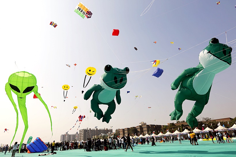 International Kite Festival, International Kite Festival Gujarat, Gujarat Kite Festival, Kite Festival, Kite Festival pictures, indian express, indian express news