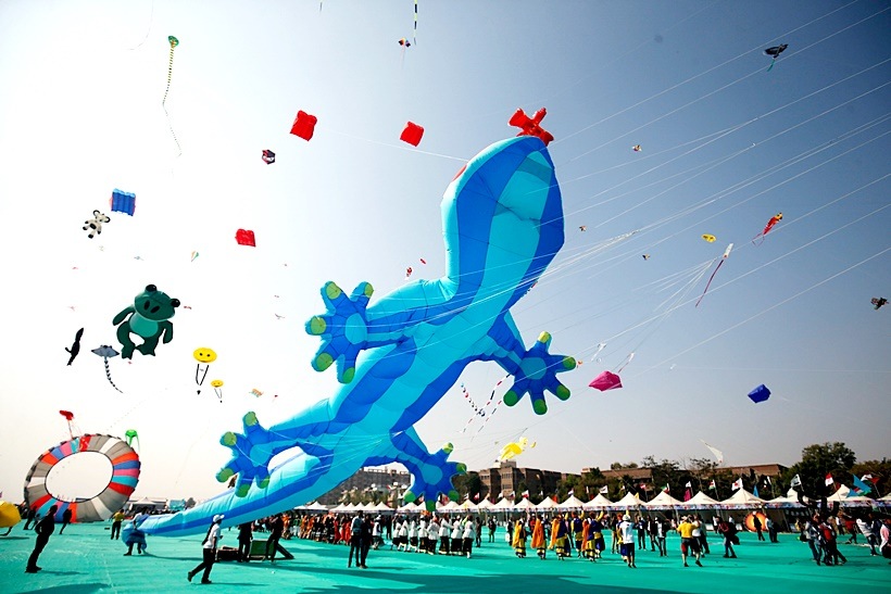 International Kite Festival, International Kite Festival Gujarat, Gujarat Kite Festival, Kite Festival, Kite Festival pictures, indian express, indian express news