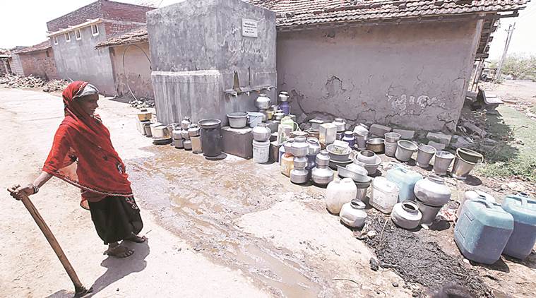 Gujarat Water Crisis, Water Crisis Gujarat, Narmada Dam, Narmada River Dam, Gujarat chief secretary J N Singh, J N Singh, India News, Indian Ex;press, Indian Express News