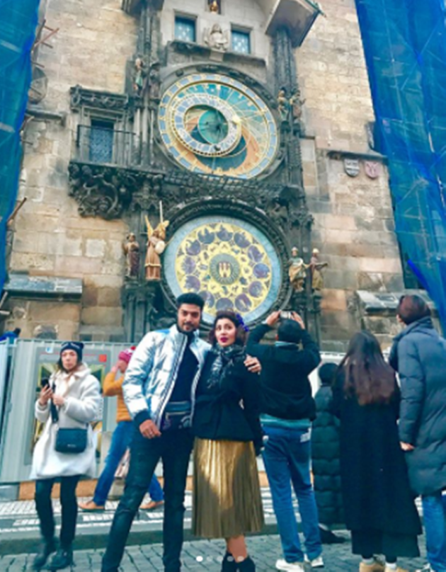 Debina Bonnerjee photo, Gurmeet Choudhary photo, Gurmeet Debina photos, Gurmeet Debina holiday images, Gurmeet Debina kiss pics, Gurmeet Debina romantic holiday pictures, Gurmeet Debina pics, tv actors Gurmeet Debina latest news, Gurmeet Debina Europe vacation, indian express