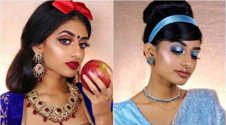 Hamel Patel, Hamel Patel makeup artist, Hamel Patel Instagram, Hamel Patel Disney princesses, Disney princesses makeup, makeup artist Disney princesses, Disney princesses, Indian express, Indian express news