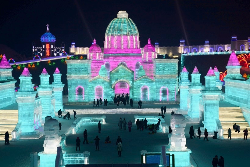 Harbin, Harbin International Ice and Snow Sculpture Festival, harbin ice festival, Heilongjiang, Heilongjiang china, world largest ice, world's largest ice and snow festivals, indian express, indian express news