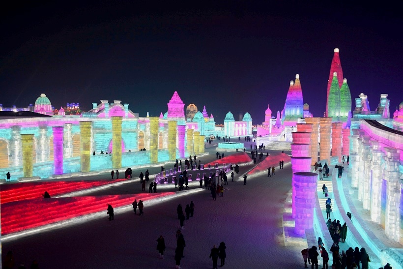 Harbin, Harbin International Ice and Snow Sculpture Festival, harbin ice festival, Heilongjiang, Heilongjiang china, world largest ice, world's largest ice and snow festivals, indian express, indian express news
