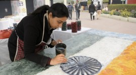 republic day, republic day 2018, India Republic Day, encaustic painting, wax painting, indian national flag, tricolour, chandigarh artist, national flag art,