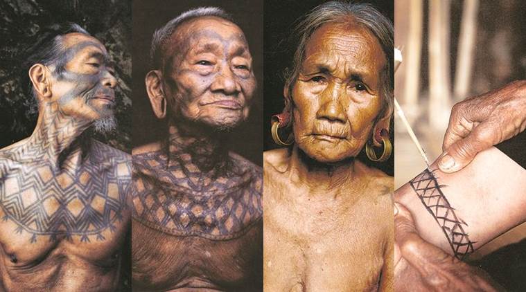 PHOTOS Book Looks At The Tattoos Of A Tribe Of Former Headhunters  Goats  and Soda  NPR
