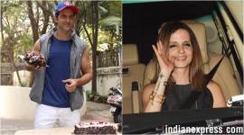 sussanne khan attends hrithik roshan birthday party