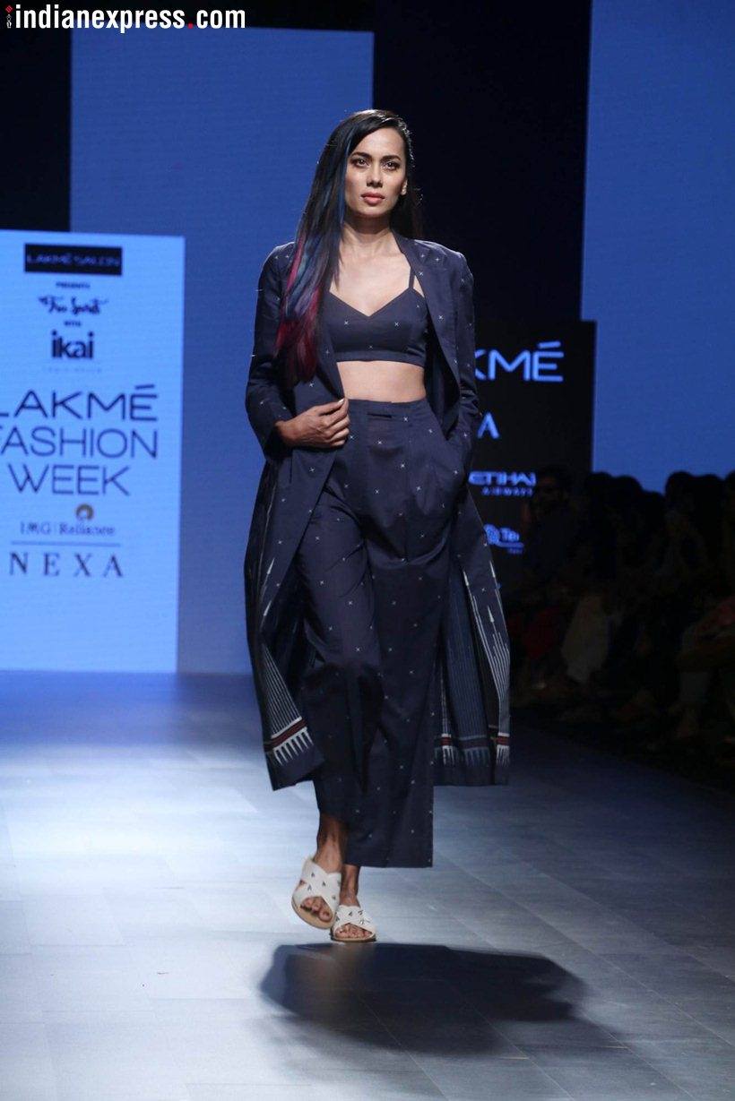 Lakme fashion week, lakme fashion week latest, lakme fashion week photos, lakme fashion week day 1, lakme fashion week gen next, lakme fashion week gen next INIFD, LFW gen next fashion INIFD, Indian Express, Indian Express News