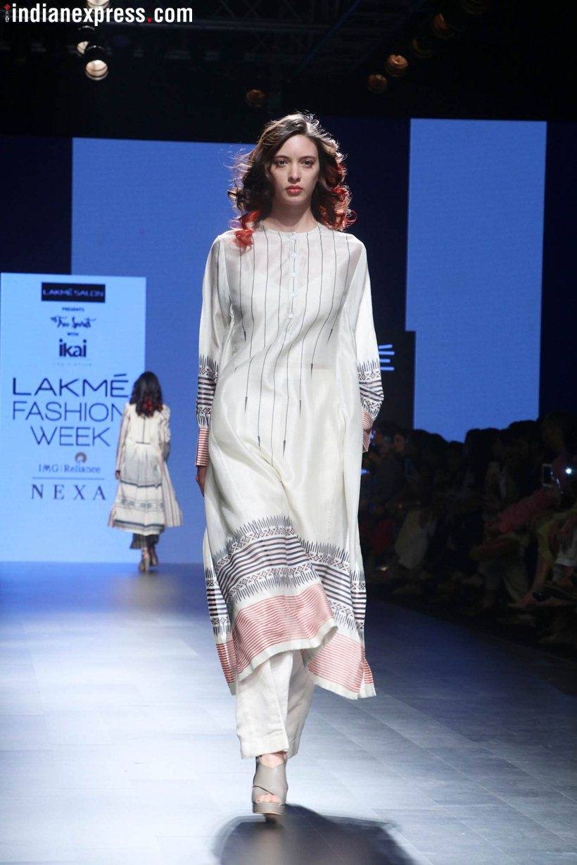 Lakme fashion week, lakme fashion week latest, lakme fashion week photos, lakme fashion week day 1, lakme fashion week gen next, lakme fashion week gen next INIFD, LFW gen next fashion INIFD, Indian Express, Indian Express News